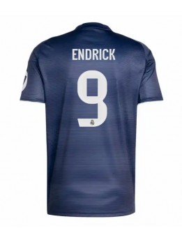 Real Madrid Endrick #9 Replika Borta Kläder 2025-26 Kortärmad